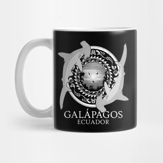 Hammerhead Sharks Ecuador Galápagos by NicGrayTees